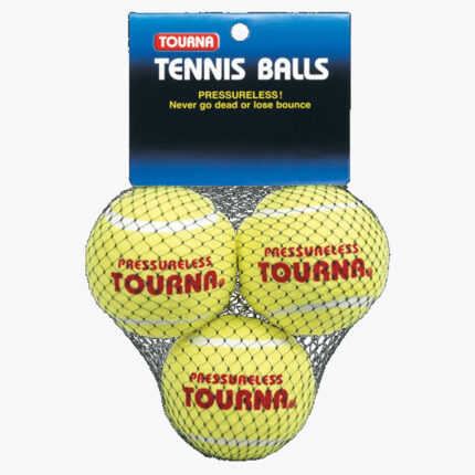 Tourna Pressureless Tennis Balls, Sleeve of 3