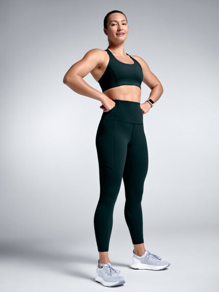 FATAL ATTRACTION 7/8 Super High Rise Legging Dark Green