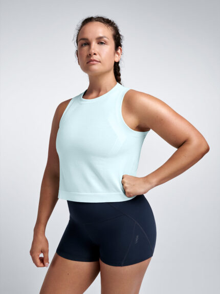 HERE TODAY Cropped Tank Mint