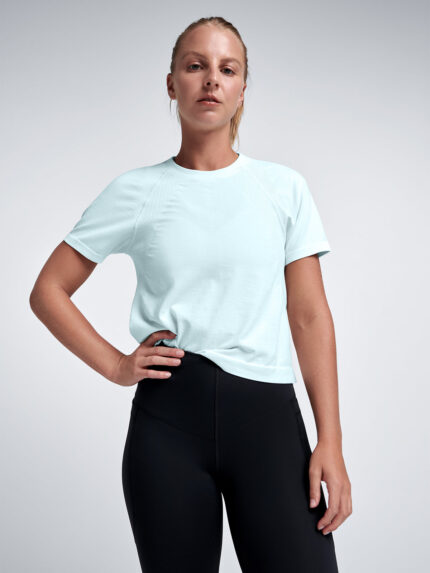 HERE TODAY Cropped Tee Mint